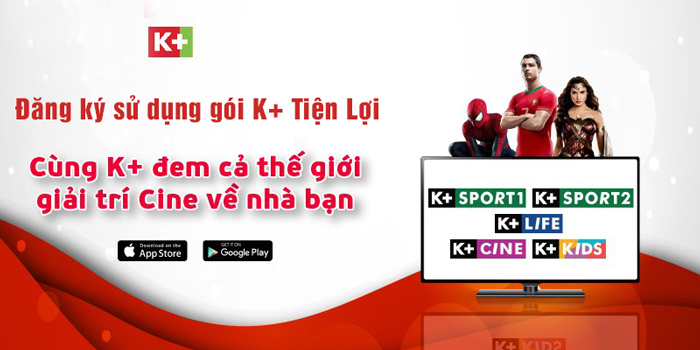 gói dịch vụ K+ Tiện Lợi